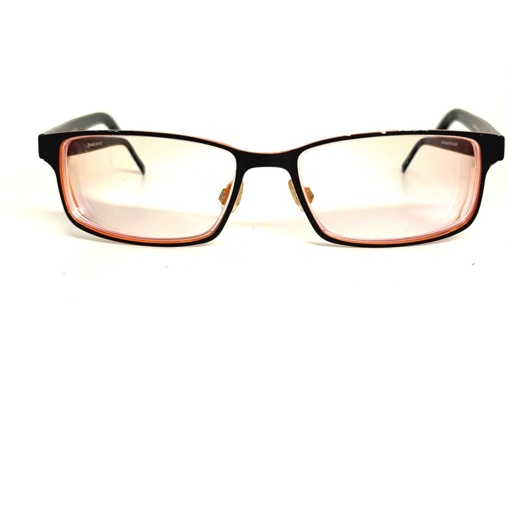 Inface IF8404-489 Danish Design Eyeglasses Frames Black Orange 50-15-135